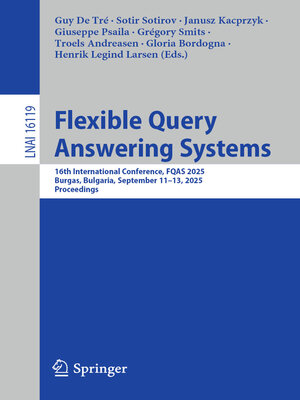 cover image of Flexible Query Answering Systems